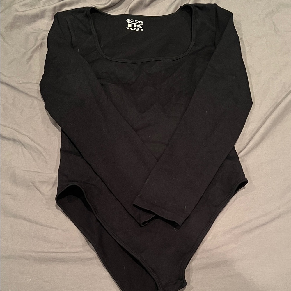 Black Long Sleeve Bodysuit